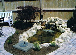 Photo of patio waterfall